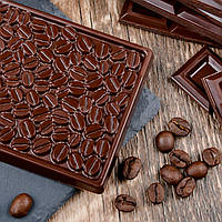 Силиконовая формы для шоколада "Кофейные зерна", кондитерская форма