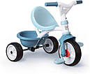 Дитячий велосипед з ручкою Smoby 3 в 1 Бі Муві блакитний Be Move Bleu 740414, фото 2