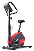 Велотренажер магнітний для дому до 135 кг вертикальний Hop-Sport HS-035H Leaf чорний з червоним