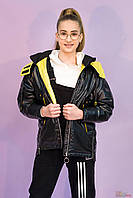 Куртка черного цвета для девочки (134 см.) Venidise