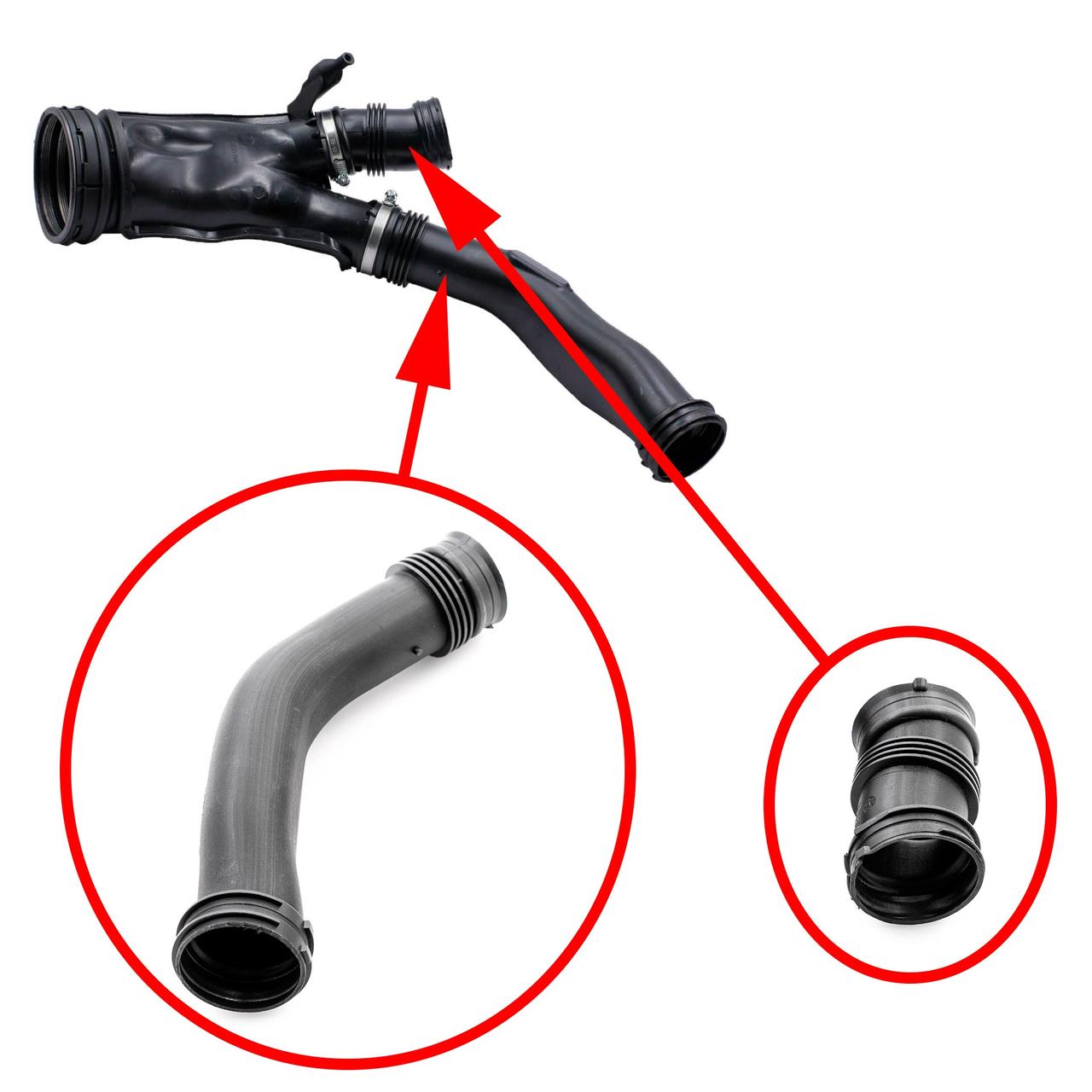 Ремкомплект трубопроводу чистого повітря BMW N54 13717582312, 13717571346, фото 1