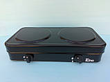 Плита газова настільна з кришкою 2-конфоркова Елна Виробник Україна, фото 3