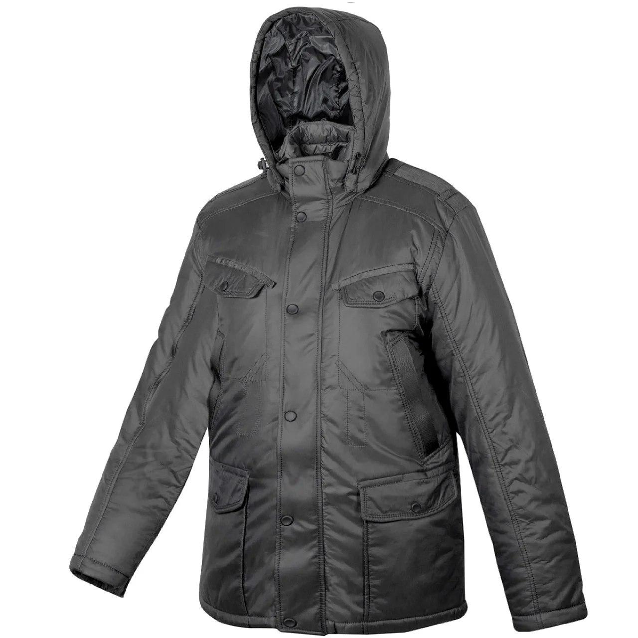 Куртка зимова чоловіча довга з капюшоном Mirage Сірий, фото 1