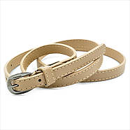 Жіночий ремінь Weatro Бежевий nwzh-15-0023, фото 2