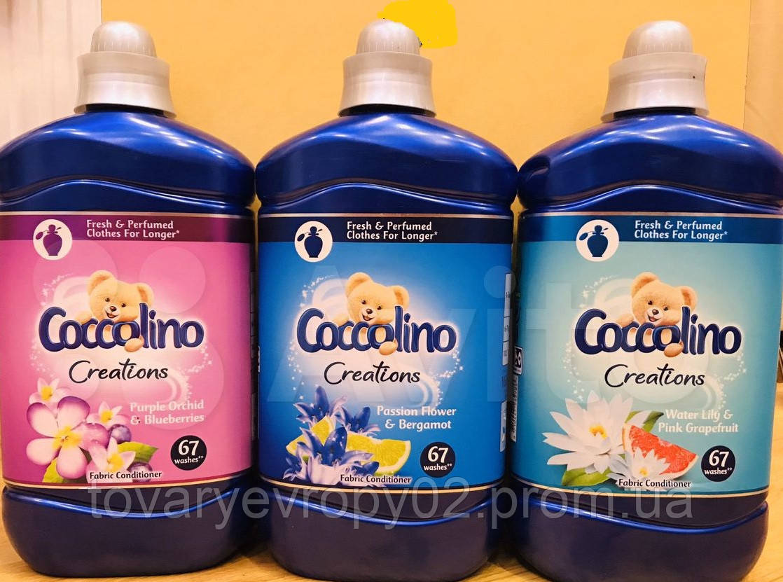 Ополаскиватель для белья Coccolino Creatinos Purple orchid Blueberries 1,68 л.67 стирок - фото 4 - id-p325788321