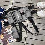 Нагрудна сумка бронежилет бронік сірий Київ, фото 3