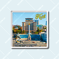 Київ - магніт на холодильник акрил 65х65 (Майдан)