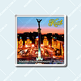 Київ - магніт на холодильник акрил 65х65 (Майдан), фото 10