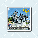 Київ - магніт на холодильник акрил 65х65 (Майдан), фото 8