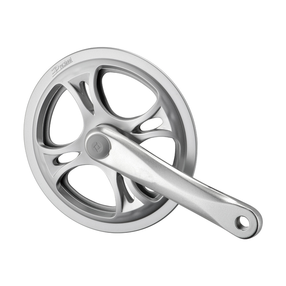 Комплект шатунiв PROWHEEL PRO-E48PP, 170mm, 48T, пiд квадрат, срiблястий