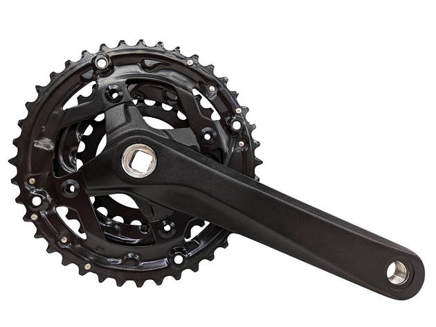 Комплект шатунiв PROWHEEL SUOLO-901 (9S) 175mm, 22/30/40T black, фото 1