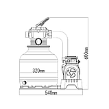 Пісочний фільтр-насос Bestway 58499| Фільтраційне встановлення 7.7 м3/ч, фото 3