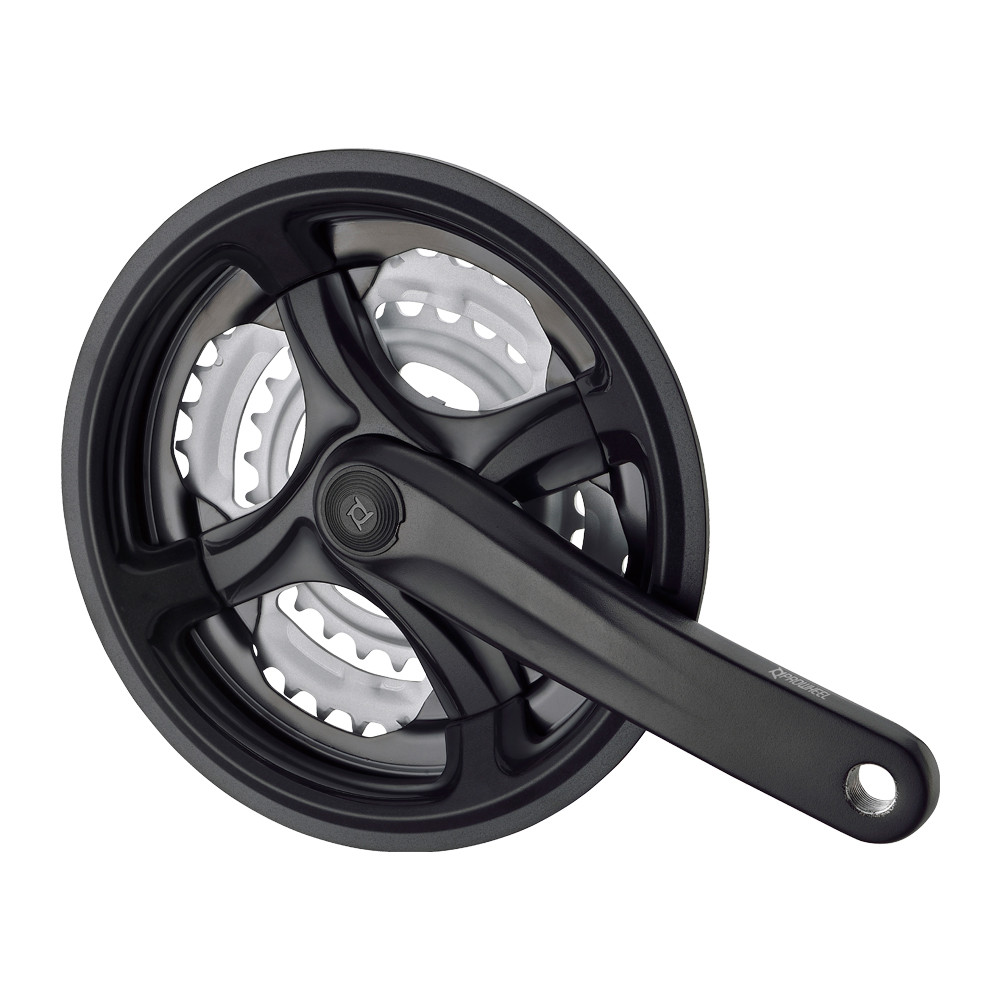 Комплект шатунів PROWHEEL TY-CM99, 175мм, 28/38/48T, під квадрат, black