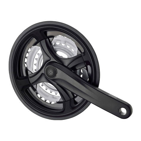 Комплект шатунів PROWHEEL TY-CM99, 175мм, 28/38/48T, під квадрат, black, фото 1