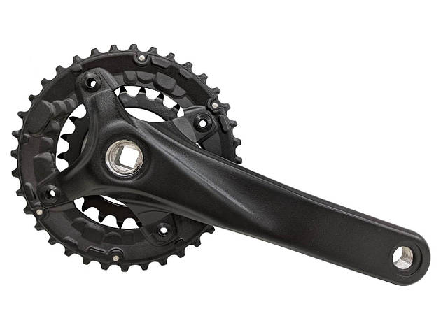 Комплект шатунів PROWHEEL ZEPHYR-551 (10S) 175мм, 36/22T black, фото 1