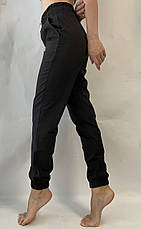 Жіночі літні штани, софт No103 чорний, фото 3