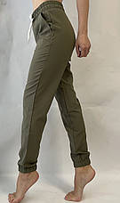 Жіночі літні штани, софт No103 хакі, фото 3