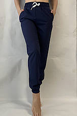 Жіночі літні штани, софт No103 синій, фото 3