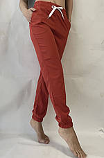 Батальні жіночі літні штани, софт No103 теракота, фото 3