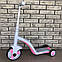 Велосипед трансформер 3в1 Біговел Сіро-рожевий музичний Best Scooter JT 90601, фото 3