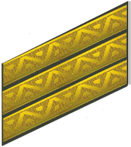 Нарукавний знак На 3 курси До парадної та повсякденної форми одягу