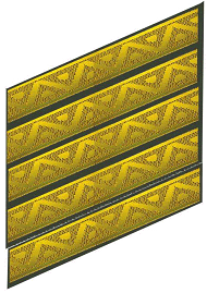 Нарукавний знак На 5 курси До парадної та повсякденної форми одягу, фото 1