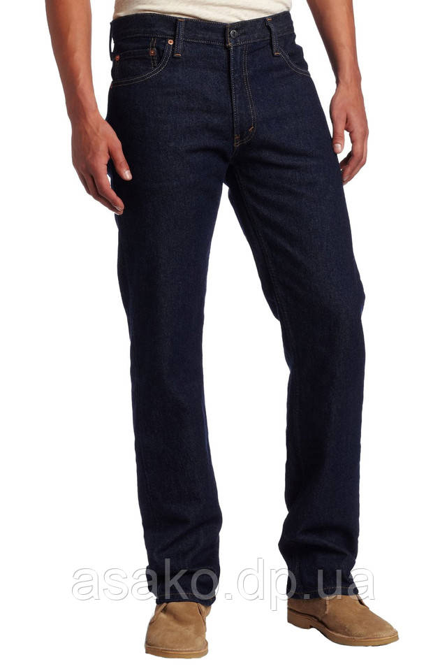 Джинсы мужские Levi's®505(Rinse) / Темно-синие / Прямые/ Оригинал из ...