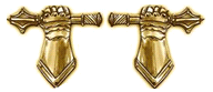 Емблема Пластик Ракетні війська та артилерія, артилерійські підрозділи родів військ, спеціалісти служби