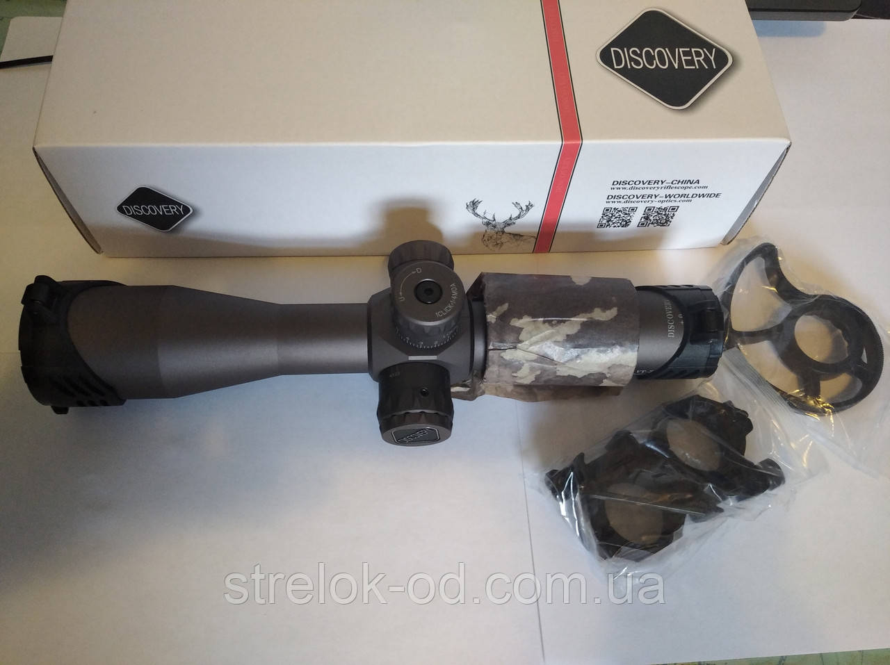 Приціл оптичний Discovery VT-Z FFP 3-12X40 SF Компакт.Перова фокальна площина