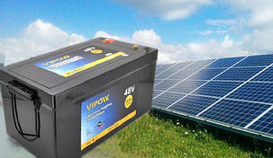 Акумуляторна батарея Vipow LiFePO4 51,2 V 50Ah з вбудованою ВМЅ платою 40A, фото 3