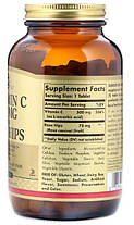 Вітамін С з шипшиною Солгар Solgar Vitamin C 500 mg with Rose Hips 250 таблеток, фото 5