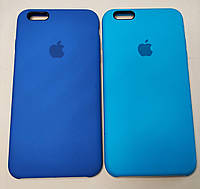 Чохол для iPhone 6 plus silicone case синій