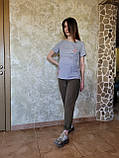 Джинси з котону для вагітних Pregnant Style Madison 42 хакі, фото 5