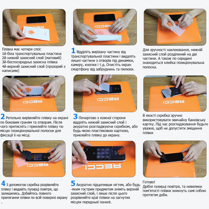 Гидрогелевая защитная пленка Recci для экрана Samsung Google Nexus 10 - фото 4 - id-p1392847092