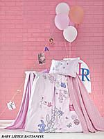 Детское постельное белье в кроватку La Romano "Baby Pretty Little Battaniye" 006 Розовый