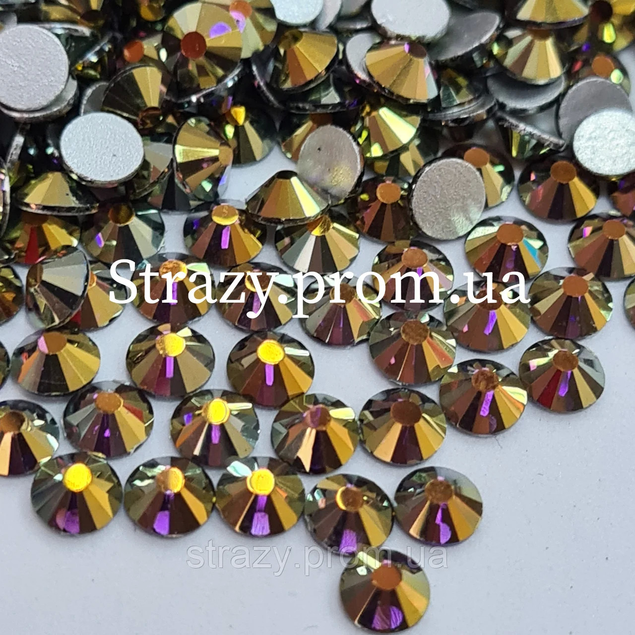 Стрази Lux ss16 Amethyst AB (4.0 mm) 1440шт