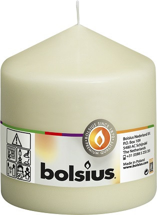 Свічка циліндр кремова 10 см (100/100-011Б)