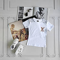 Дитяча біла футболка Louis Vuitton