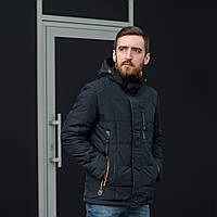 Чоловіча демісезонна стьобана куртка Black Wolf, синього кольору