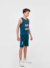 Майка літня для хлопчика Smil 110629-1, 158 синьо-блакитний