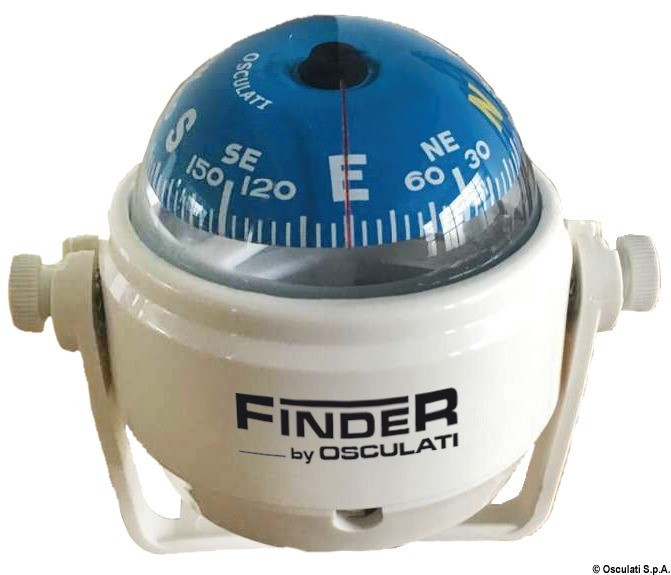 Компас Finder на кронштейні, білий, Osculati