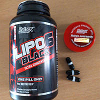 Ліпо 6 Жироспалювач LIPO 6 BLACK Ultra Concentrate Nutrex Research чорних 30 таблеток