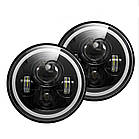 Фара головного світла LED40W (ближній + дальній + ходові вогні 7 дюймів (ГАЗ, КамАЗ, УАЗ, ЗІЛ, МАЗ, ВАЗ), фото 6