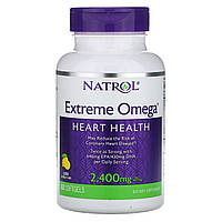 Natrol, Extreme Omega-3 (60 капс.), омега-3 концентрат + масло лимона