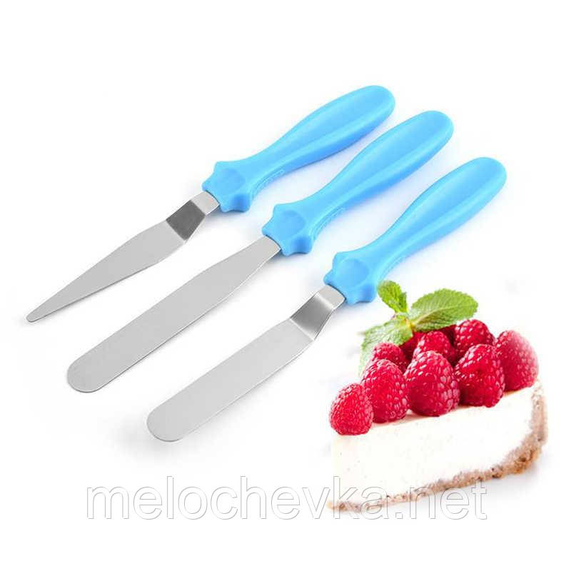 Набір лопаток 3 шт. для крему та вершкове мастило