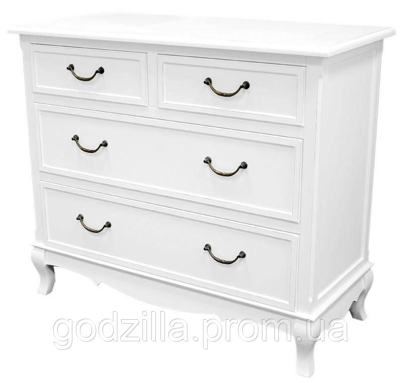 Комод Скандинавія класичний білий 90х77х40 см, фото 1
