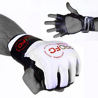 Перчатки для рукопашного боя Lev М3 кожа Белые XL