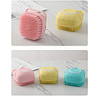 ОПТ Силіконова масажна щітка для ванни Silicone Massage Bath Brush, фото 7