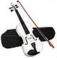 Скрипка  4/4,  три  кольори  +  кейс, фото 4