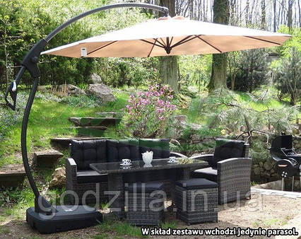 Зонт  садовый  FLORYDA  PREMIUM  3,5м  х  3,95m